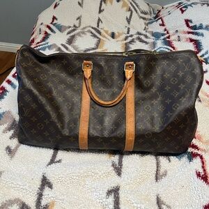 Louis Vuitton Brown Monogram Duffle Bag